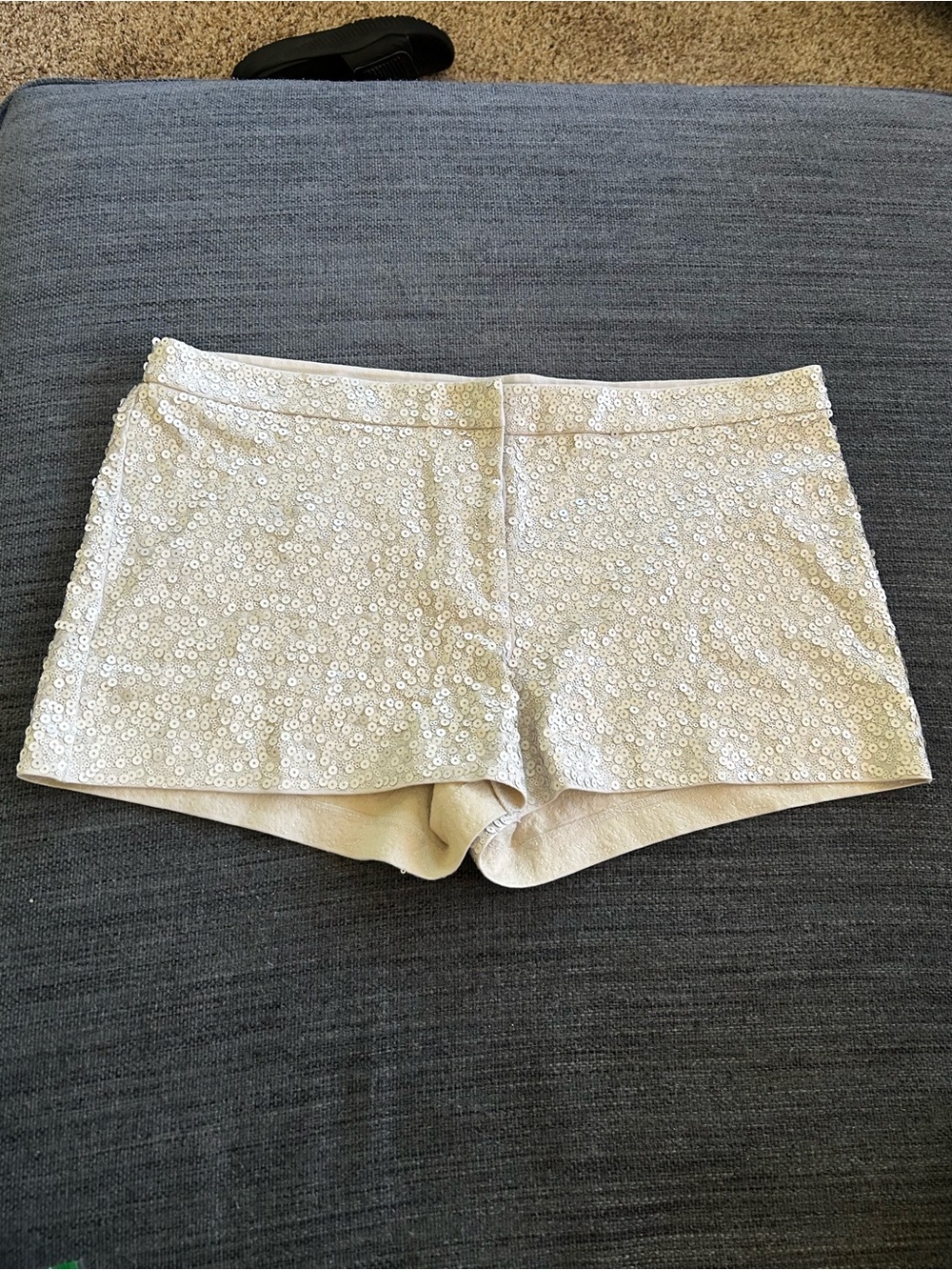 Express Matte Sequin Embellished Shorts, Sz 14, NWT